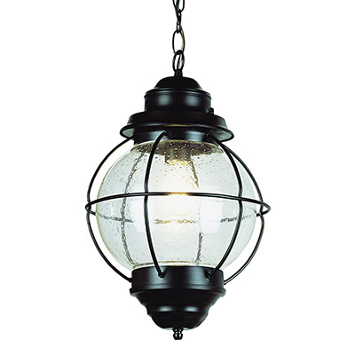 Trans Globe Lighting 69906 RBZ 1 Light Hanging Lantern in Rustic Bronze